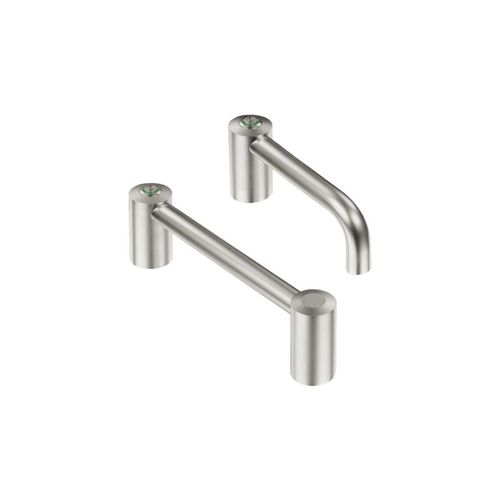 Poignée pour porte - FG15 - Rohde AG - en acier inoxydable / robuste / avec bouton poussoir