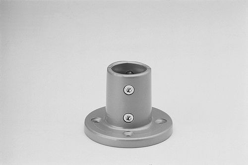 Connecteur de tube rond - Rohde AG - en aluminium / en alliage d'aluminium / appui sol