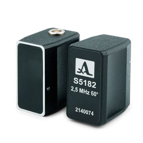 Transducteur à ultrasons à faisceaux inclinés - S5182 – 2140074 - ACS-Solutions GmbH - piézoélectrique / à faisceau / à double cristal