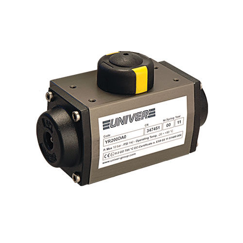 Actionneur de vanne pneumatique - YR2 series - UNIVER Group - rotatif / à piston / double effet
