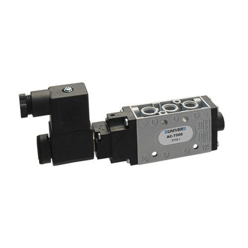 Distributeur pneumatique à tiroir - AC series - UNIVER Group - à clapet / actionné pneumatiquement / 5/2 voies