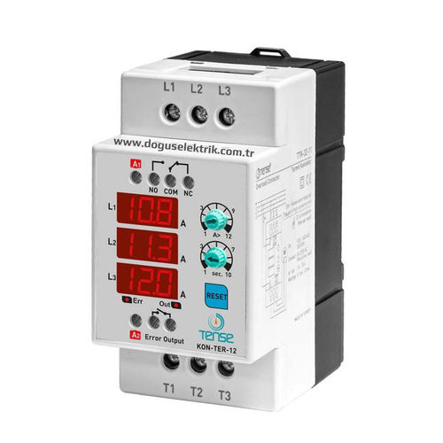 Relais de surcharge - KON-TER 25 - Tense Electronic - triphasé / sur rail DIN / à réarmement automatique