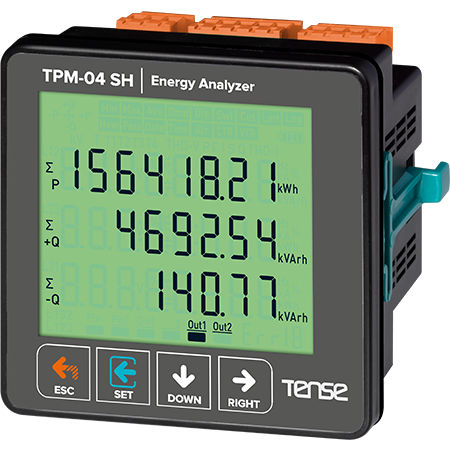 Analyseur de réseau AC - TPM-04 SH - Tense Electronic - de puissance / de tension / du facteur de puissance