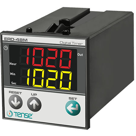 Minuterie numérique - ERD-48M - Tense Electronic - électronique / montée en panneau / à double affichage