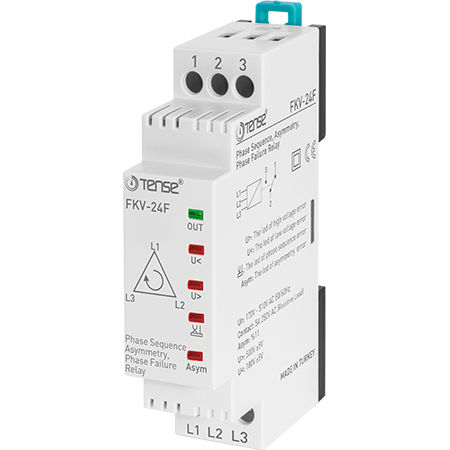 Relais de protection de surtension - FKV-24F - Tense Electronic - de sous-tension / de phase / sur rail DIN