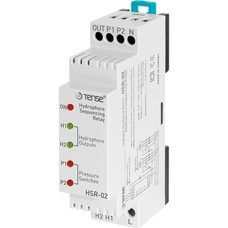Minuterie électronique - HSR-02 - Tense Electronic - de séquence / sur rail DIN