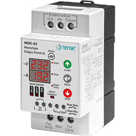 Relais de contrôle pour pompe - MDK-03 - Tense Electronic - de sous-tension / de surtension / de surintensité
