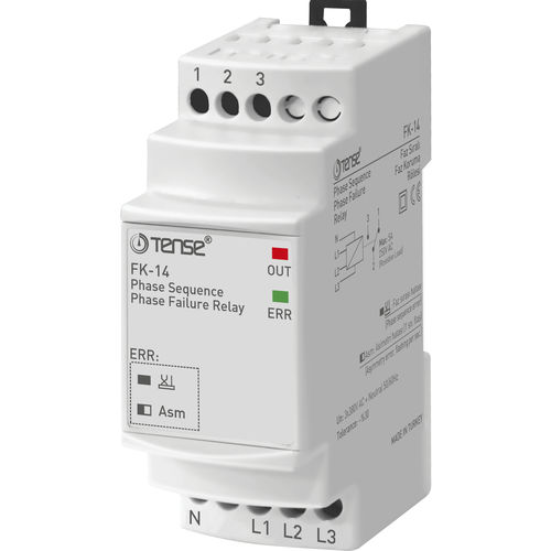 Relais de protection de séquence de phase - FK-14 - Tense Electronic - triphasé / AC / pour moteur électrique