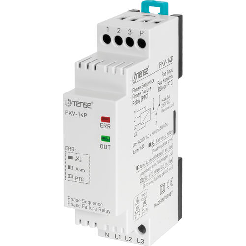 Relais de protection thermique - FKV-14P - Tense Electronic - d'ordre de phases / triphasé / AC