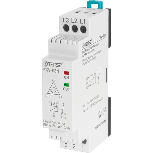 Relais de protection d'ordre de phases - FKV-03N - Tense Electronic - triphasé / AC / pour moteur électrique