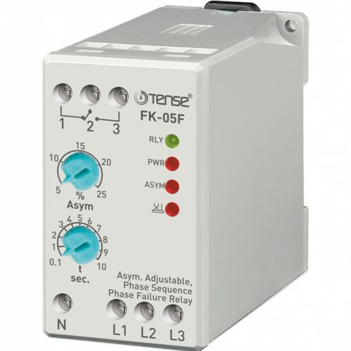 Relais de protection d'absence de phases - FK-05F  - Tense Electronic - sur rail DIN / ajustable