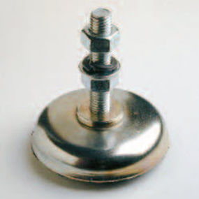 Pied de machine - 410003 series - TECNODIN - en acier zingué / antivibration / fileté