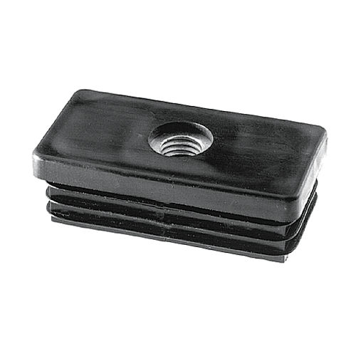 Insert fileté - 34000431 series - TECNODIN - en PE / rectangulaire / pour montage en extrémité de tube
