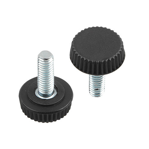 Bouton avec goujon - 34000441 series - TECNODIN - fileté / moleté / rond