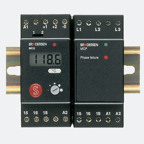 Relais de surveillance de surtension - MCP-10 - Brodersen Controls - d'ordre de phases / d'absence de phases / de déséquilibre de phases