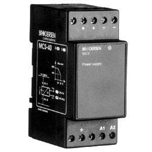 Alimentation électrique sur rail DIN - MCS series - Brodersen Controls - AC/DC / régulée / à découpage