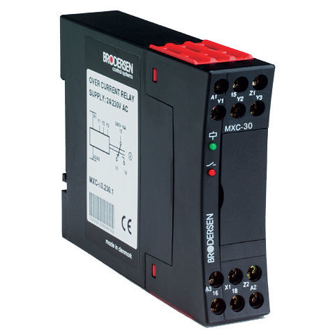 Relais de surveillance de tension - MXC-30 - Brodersen Controls - de courant / 1NO/NF / AC