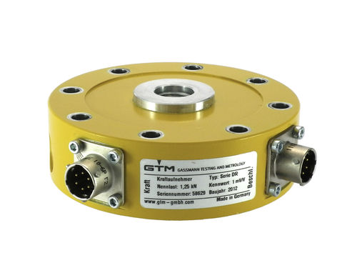 Capteur de force en traction compression - DR series  - GTM Gassmann Testing Metrology GmbH - par jauge de contrainte / avec accéléromètres intégrés