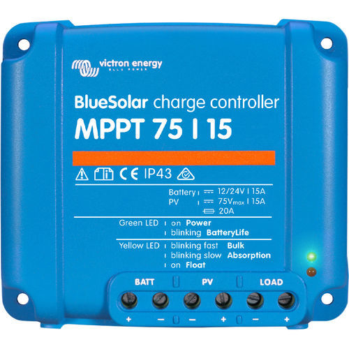Contrôleur de charge pour batterie - BlueSolar - Victron Energy - de surveillance / pour applications solaires / pour applications photovoltaïques