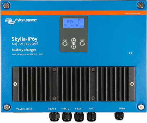 Chargeur de batterie pour applications marines - Skylla - Victron Energy - à pose murale / lithium-ion / étanche