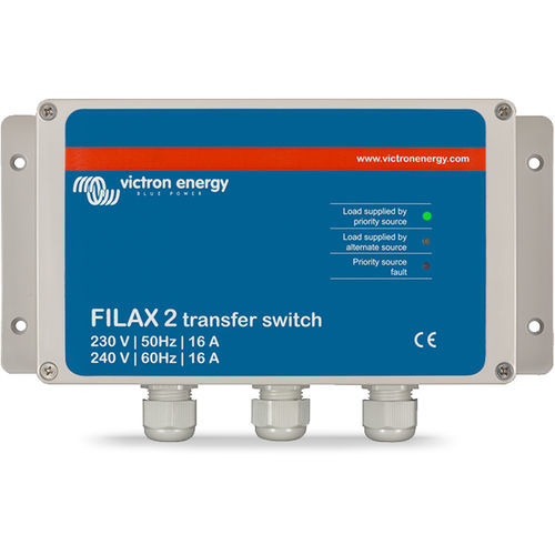 Commutateur de transfert automatique - Filax 2 - Victron Energy - monté sur châssis / 3 pôles