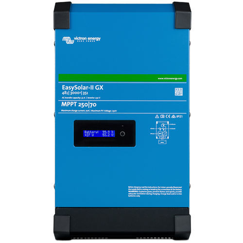 Chargeur/onduleur tout en un - EasySolar-II GX - Victron Energy - solaire / triphasé / avec MPPT