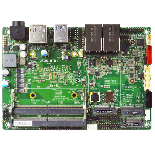 Carte mère 3.5" SubCompact - F35-MTU1 - Jetway Information Co., Ltd. - 14e Génération Intel® Core™ / Intel® Core™ Ultra 7 155U / Intel® Core™ Ultra 5 125U