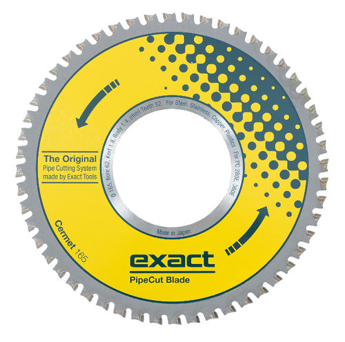 Lame de scie circulaire - Cermet V155 - Exact Tools Oy - en cermet / pour acier inoxydable / pour aluminium