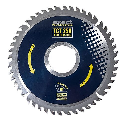 Lame de scie circulaire - TCT P250 - Exact Tools Oy - TCT / plastique / pour polyéthylène