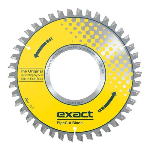 Lame de scie circulaire - ALU 165 - Exact Tools Oy - au carbure de tungstène / pour aluminium / à denture grossière