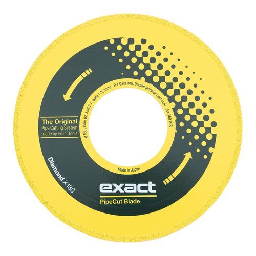 Disque à tronçonner pour fonte - Diamond X180 - Exact Tools Oy - diamanté / renforcé