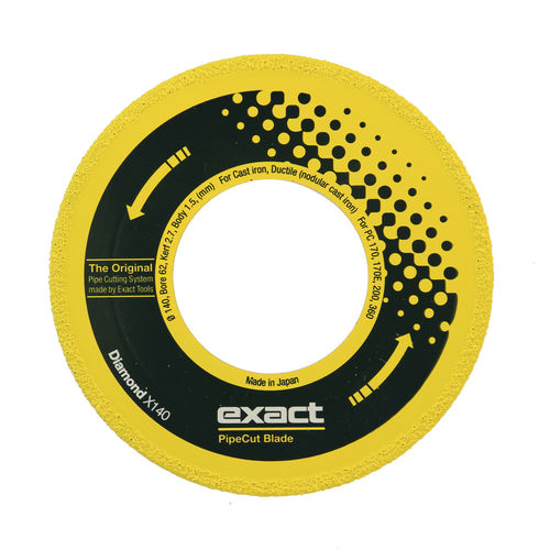 Lame de scie circulaire - Diamond X140 - Exact Tools Oy - au diamant / pour fonte