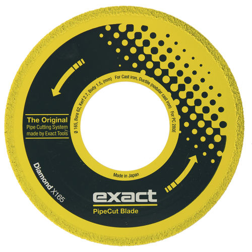 Lame de scie circulaire - Diamond X165 - Exact Tools Oy - au diamant / pour fonte / pour verre