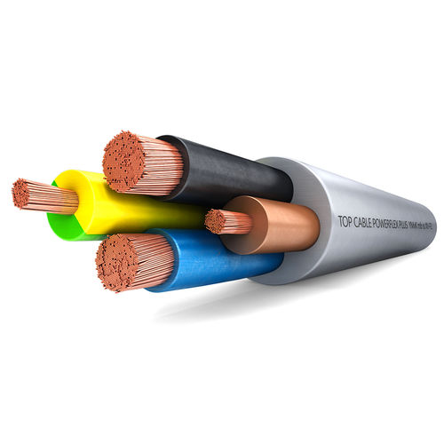 Câble électrique d'alimentation - POWERFLEX PLUS YmVK mb ss XV-F2 - Top Cable - isolé / résistant aux flammes / étanche