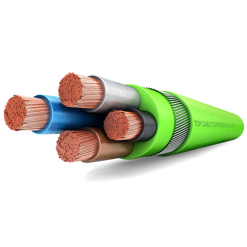 Câble électrique d'alimentation - TOXFREE ZH RZ1MZ1-K (AS) - Top Cable - blindé / résistant aux flammes / ATEX
