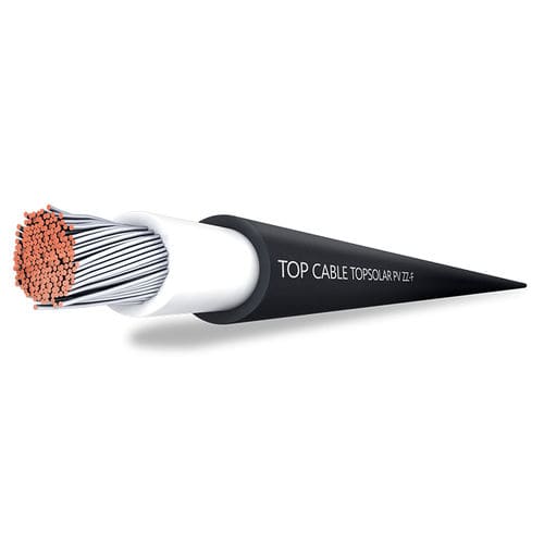 Câble électrique pour applications solaires - TOPSOLAR PV ZZ-F DUAL - Top Cable - d'alimentation / résistant aux flammes / multibrin