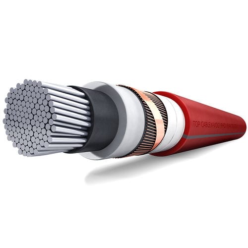 Câble électrique d'alimentation - X-VOLT RHZ1 (S) AL / OL / 2OL - Top Cable - non propagation de la flamme / résistant aux flammes / multibrin