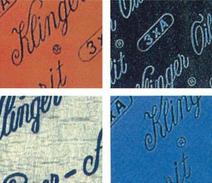 Feuille de joint monté sur bride - Uni Klinger Limited - résistante aux produits chimiques