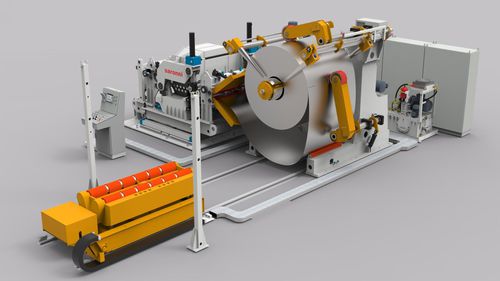 Ligne d'alimentation de presse pour acier à haute résistance - Elma machine - compacte