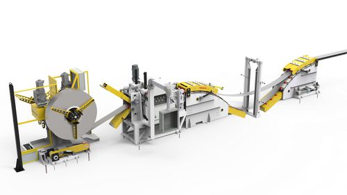 Ligne de presses de formage - Elma machine - de découpe / pour aluminium