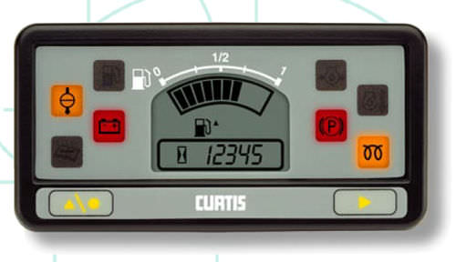 Afficheur LCD - 12 - 48 VDC, IP65 | enGage® III - Curtis Instruments - à 7 segments / pour véhicules / électronique