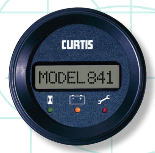 Indicateur de décharge - 12 - 15 VDC, max. IP65 | 840 - Curtis Instruments - à LED / pour montage sur panneau / pour batterie