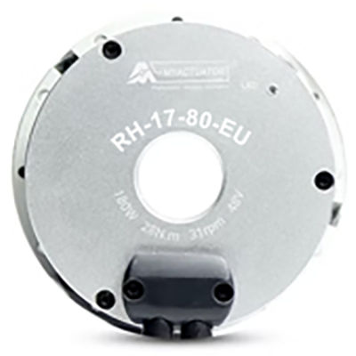 Moto-réducteur type pancake - RH-17-EU series - A2V Mécatronique - brushless / coaxial / à arbre creux