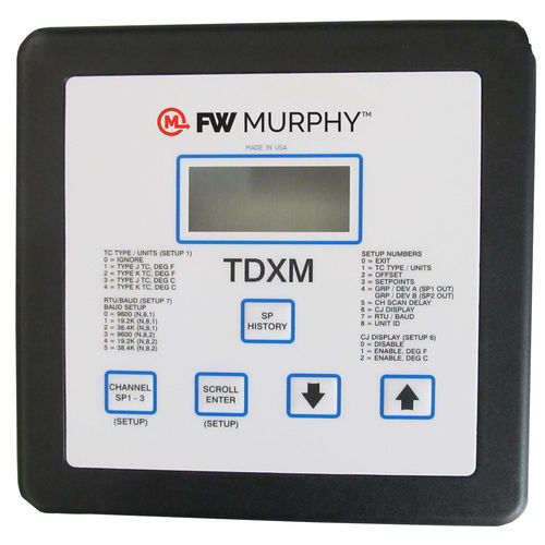Pyromètre à thermocouple - TDXM - Frank W Murphy Ltd. - à affichage numérique / RS485 / à encastrer