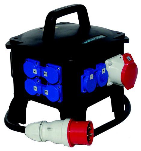 Coffret électrique en caoutchouc - 64911BT - WALTHER WERKE - de distribution / équipé / portable