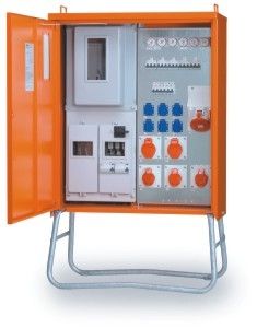 Coffret électrique équipé - WALTHER WERKE - d'extérieur / pour chantier / pour distribution électrique