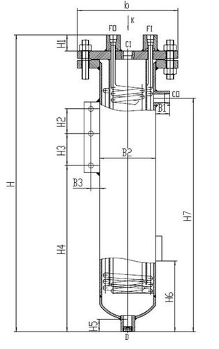 Échangeur de chaleur tubulaire -  CYTBZ-HRQ1 - Chengdu Yitong Seal Co., Ltd. - liquide / liquide