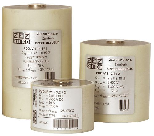 Condensateur à film - ZEZ SILKO - cylindrique / de circuit amortisseur / pour IGBT