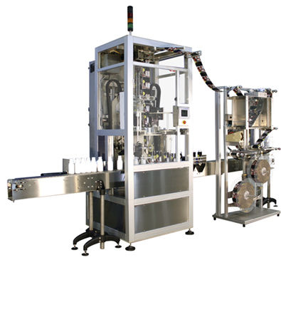 Étiqueteuse automatique - 400SL - Axon Styrotech - pour bouteilles / pour applications sur le côté / par manchon thermo-rétractable