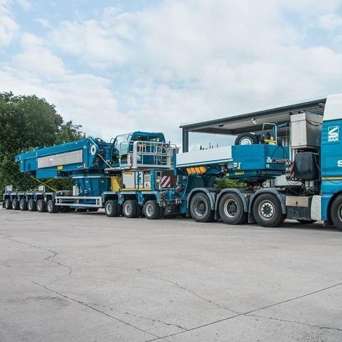 Semi-remorque à plateau - ModulMAX - Faymonville Distribution S.A. - gooseneck / pour matériel industriel / pour charges longues